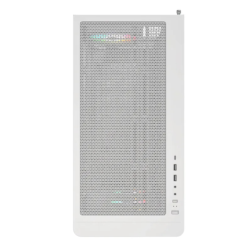 Montech XR Wood Mid-Tower TG Side Panel & Mesh Front with Wood Blends PC Case (Black, White)