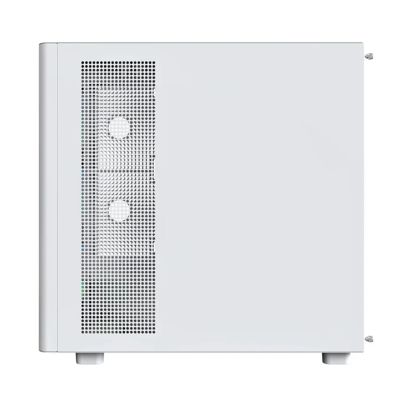 Montech XR Wood Mid-Tower TG Side Panel & Mesh Front with Wood Blends PC Case (Black, White)