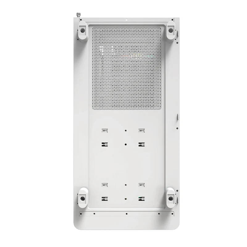 Montech XR Wood Mid-Tower TG Side Panel & Mesh Front with Wood Blends PC Case (Black, White)