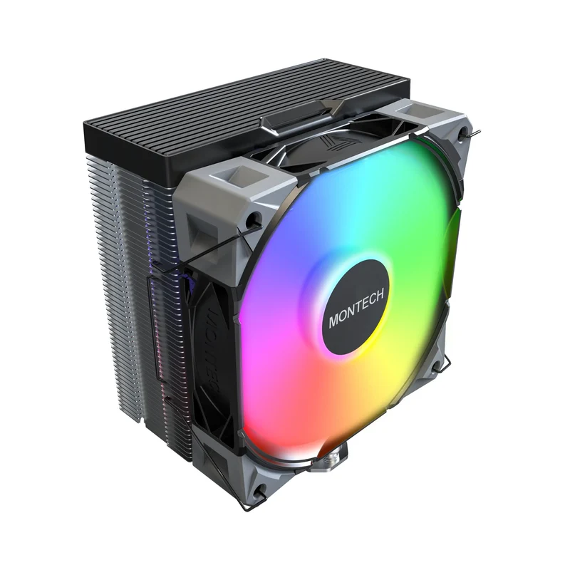 Montech NX400 ARGB Tower Type CPU Air Cooler (Black, White)