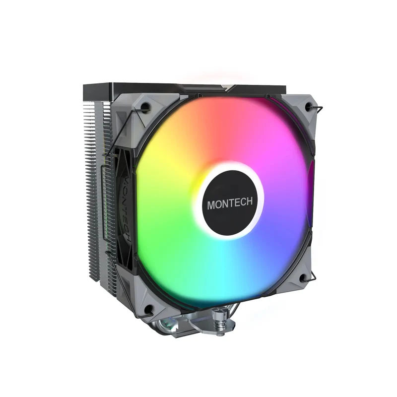 Montech NX400 ARGB Tower Type CPU Air Cooler (Black, White)