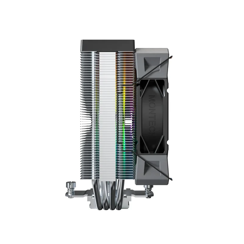 Montech NX400 ARGB Tower Type CPU Air Cooler (Black, White)