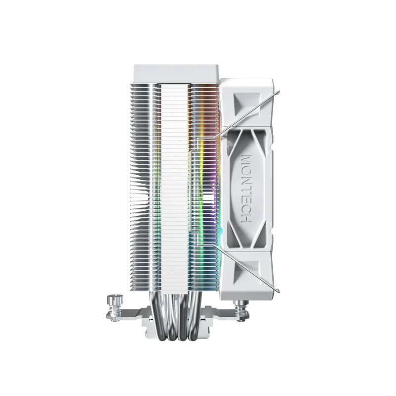 Montech NX400 ARGB Tower Type CPU Air Cooler (Black, White)