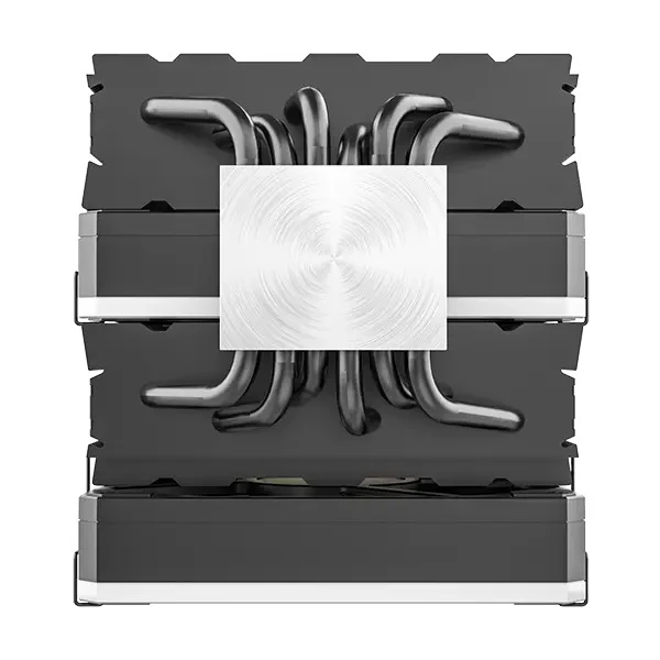 Montech Metal DT24 Premium 2x120mm High Performance Metal PWM Fans with ARGB Aluminum Top Cover Tower Type CPU Air Cooler