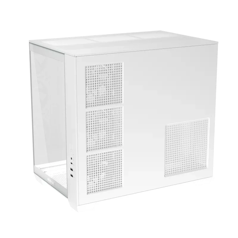 Asus A32 Plus Tempered Glass Panel ATX PC Case with 4 Pre-Installed ARGB Fans (Black, White)