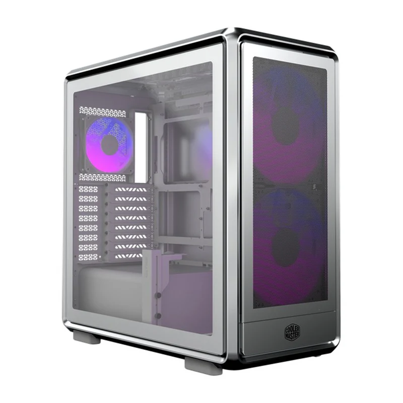 Cooler Master MasterFrame 600 Mesh ATX Mid-Tower PC Case (Black, Silver)