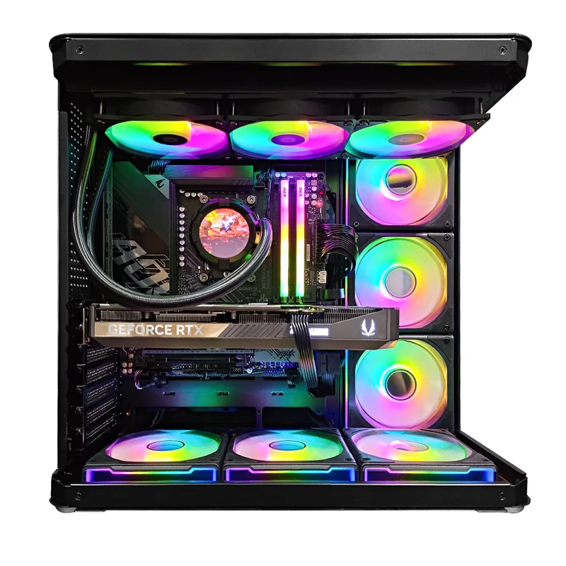 Optima TK-2 Black Desktop Gaming PC | AMD Ryzen 7 9700X | 32GB RAM | 1TB SSD | RTX 5070 Ti OC | Windows 11 Pro