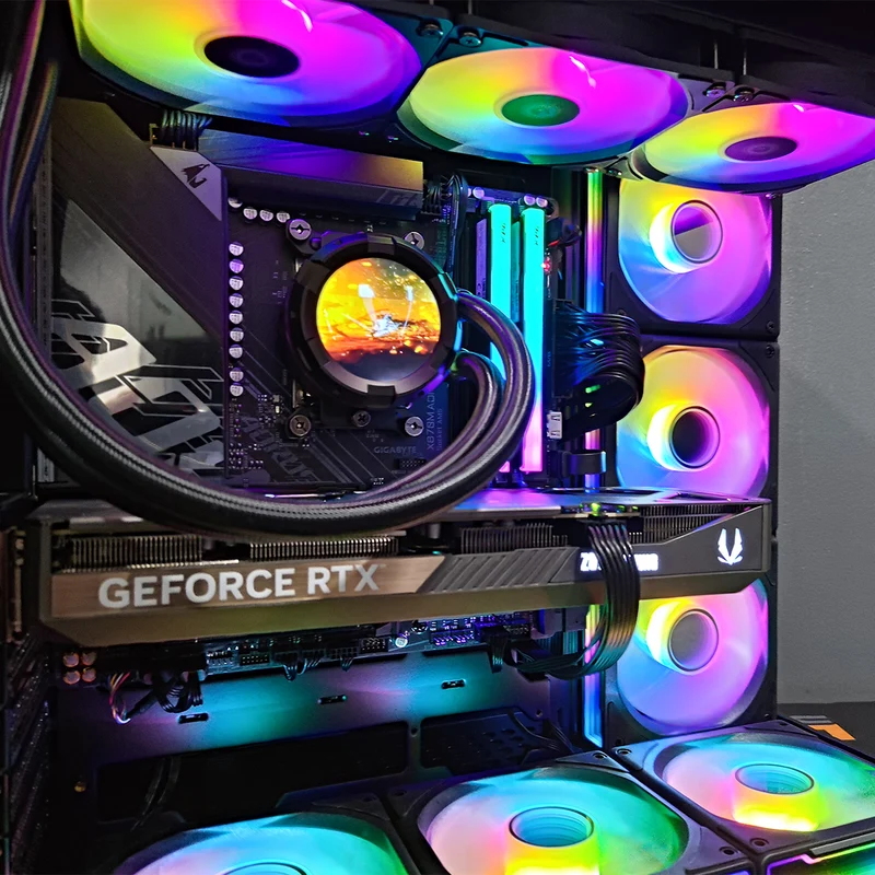 Optima TK-2 Black Desktop Gaming PC | AMD Ryzen 7 9700X | 32GB RAM | 1TB SSD | RTX 5070 Ti OC | Windows 11 Pro