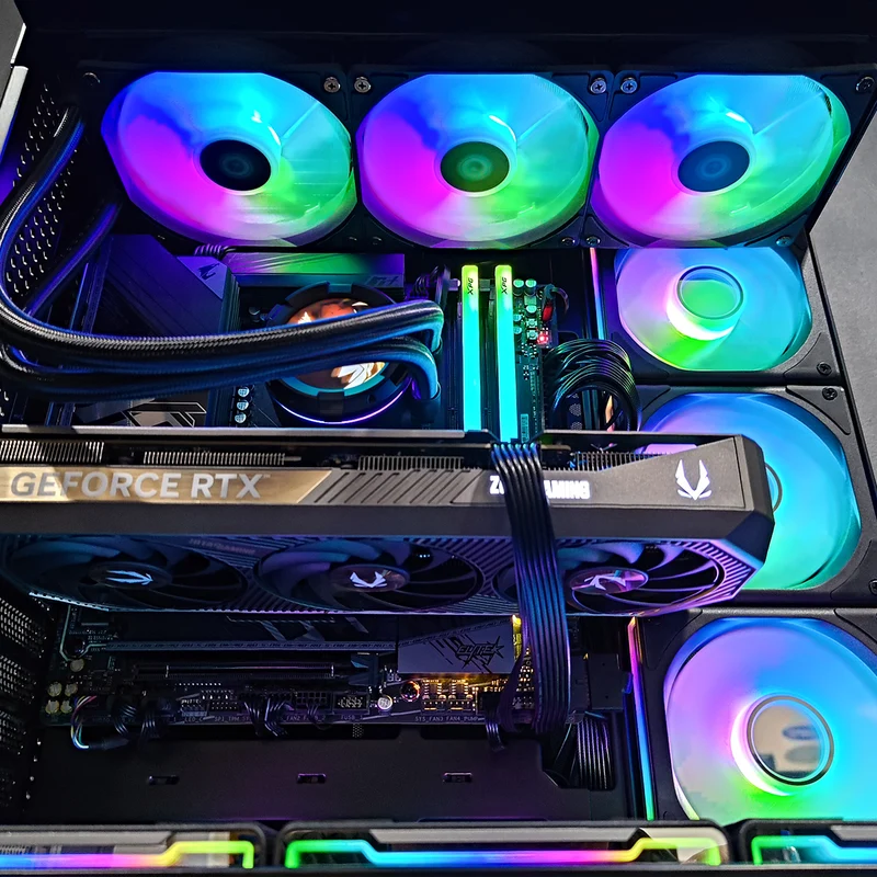 Optima TK-2 Black Desktop Gaming PC | AMD Ryzen 7 9700X | 32GB RAM | 1TB SSD | RTX 5070 Ti OC | Windows 11 Pro