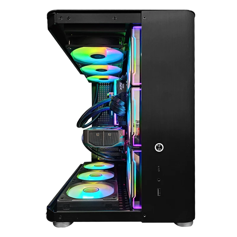 Optima TK-2 Black Desktop Gaming PC | AMD Ryzen 7 9700X | 32GB RAM | 1TB SSD | RTX 5070 Ti OC | Windows 11 Pro