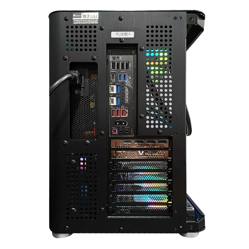 Optima TK-2 Black Desktop Gaming PC | AMD Ryzen 7 9700X | 32GB RAM | 1TB SSD | RTX 5070 Ti OC | Windows 11 Pro