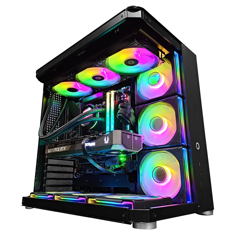 Optima TK-2 Black Desktop Gaming PC | AMD Ryzen 7 9700X | 32GB RAM | 1TB SSD | RTX 5070 Ti OC | Windows 11 Pro