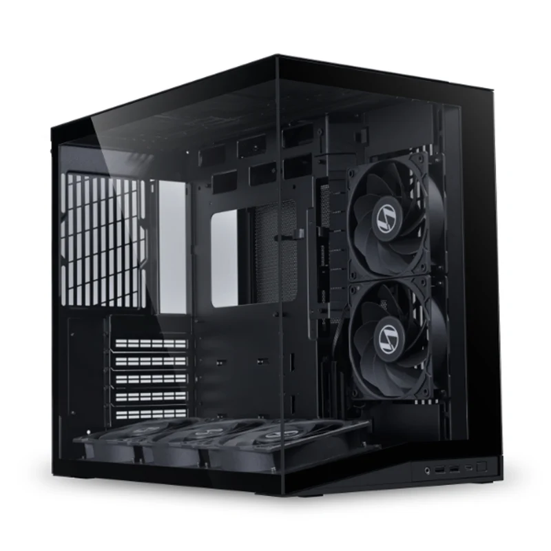 Lian Li O11 Dynamic Mini V2 Flow ATX / Micro-ATX / Mini-ITX PC Case (Black, White)