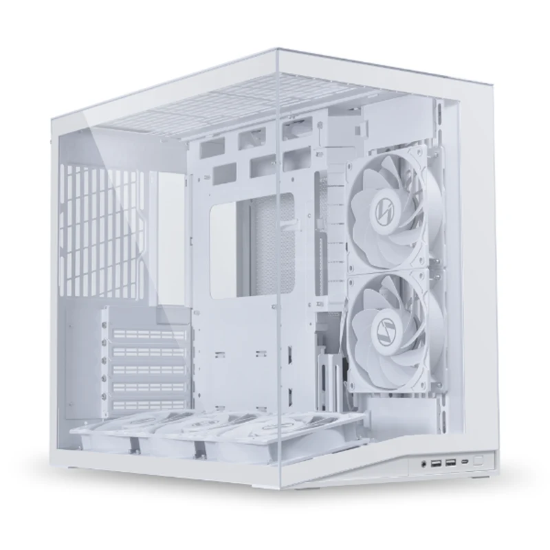 Lian Li O11 Dynamic Mini V2 Flow ATX / Micro-ATX / Mini-ITX PC Case (Black, White)