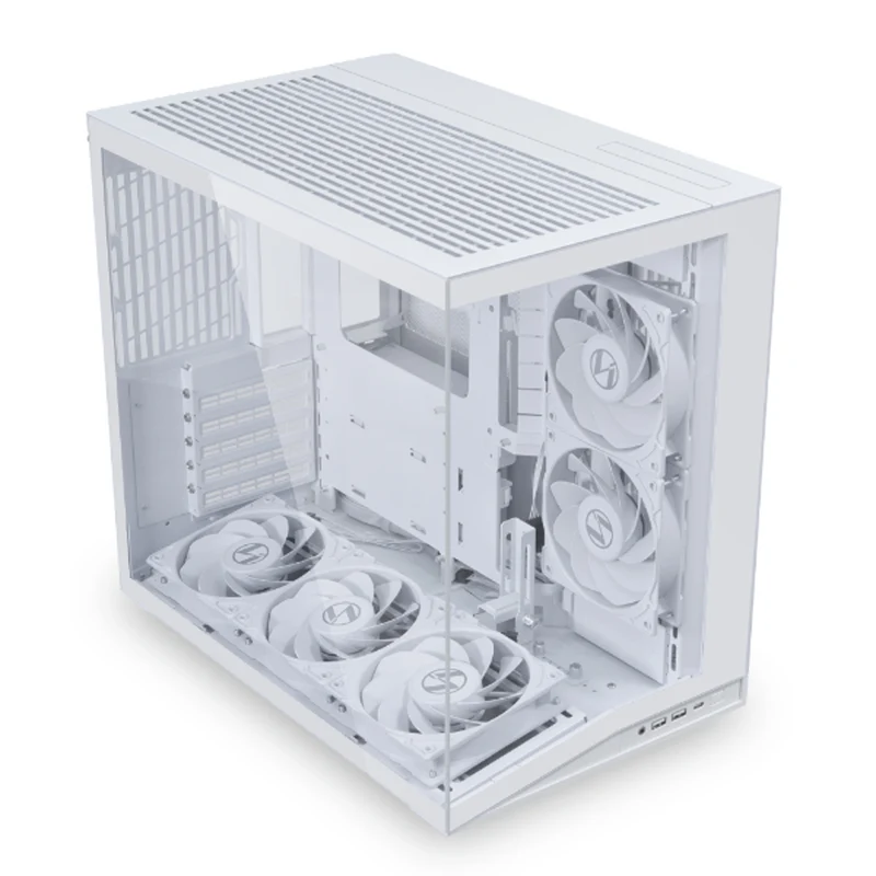 Lian Li O11 Dynamic Mini V2 Flow ATX / Micro-ATX / Mini-ITX PC Case (Black, White)