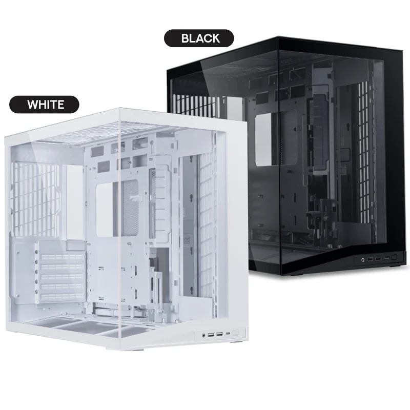 Lian Li O11 Dynamic Mini V2 Flow ATX / Micro-ATX / Mini-ITX PC Case (Black, White)