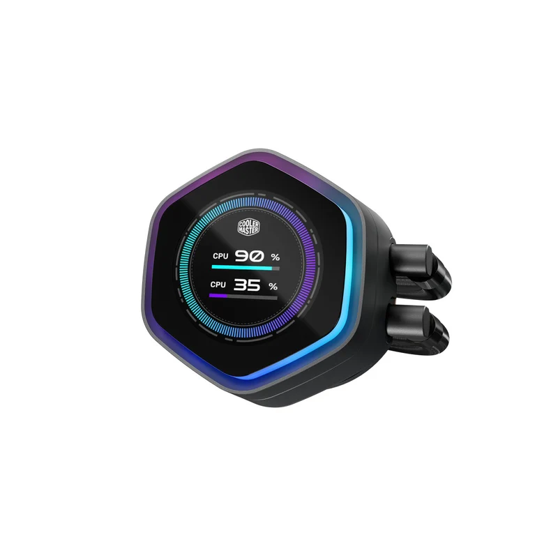 Cooler Master MasterLiquid Atmos II 360 LCD ARGB CPU Cooler (Black, White)