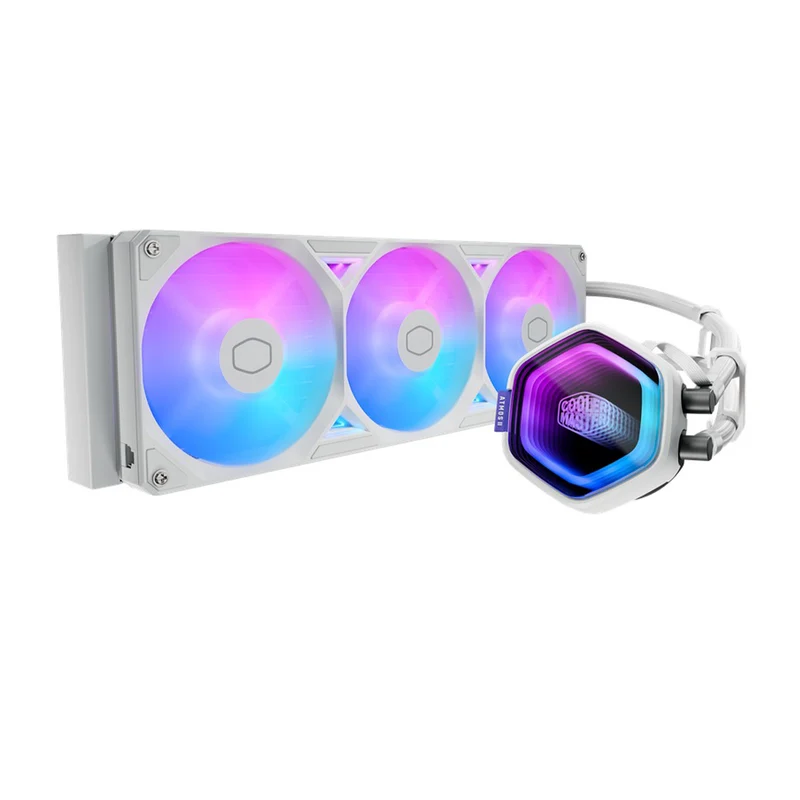 Cooler Master MasterLiquid Atmos II 360 LCD ARGB CPU Cooler (Black, White)