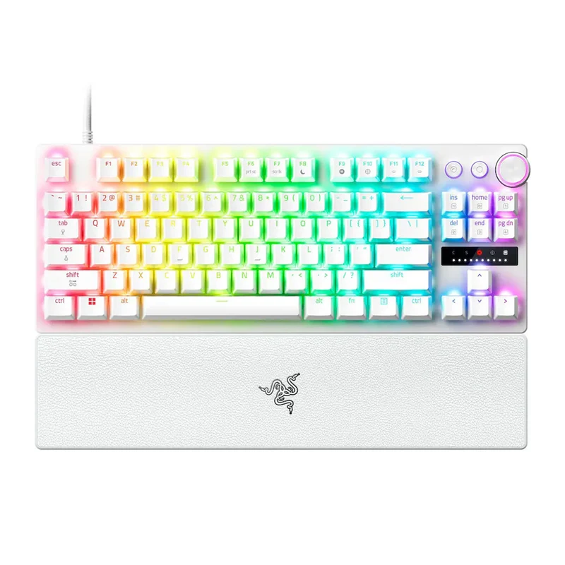 Razer Huntsman V3 Pro Tenkeyless 8KHz Analog Optical Esports Keyboard (White)