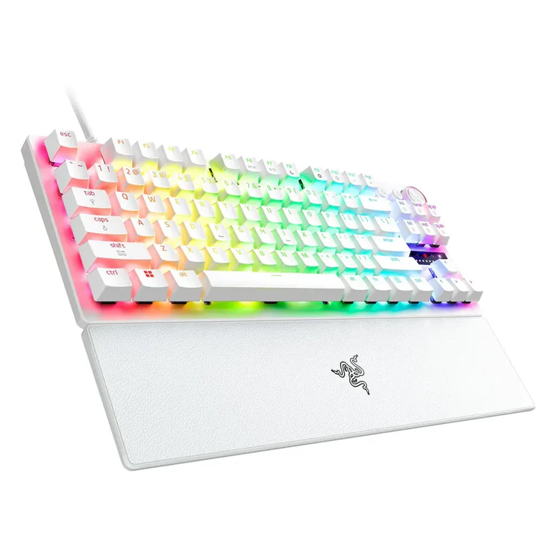 Razer Huntsman V3 Pro Tenkeyless 8KHz Analog Optical Esports Keyboard (White)