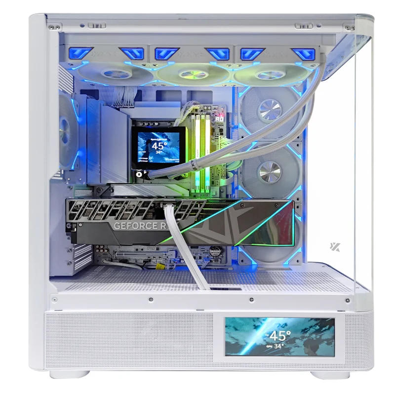 Ultra Quantum White Desktop Gaming PC | AMD Ryzen 7 9800X3D | 32GB RAM | 2TB SSD | RTX 5080 | Windows 11 Pro