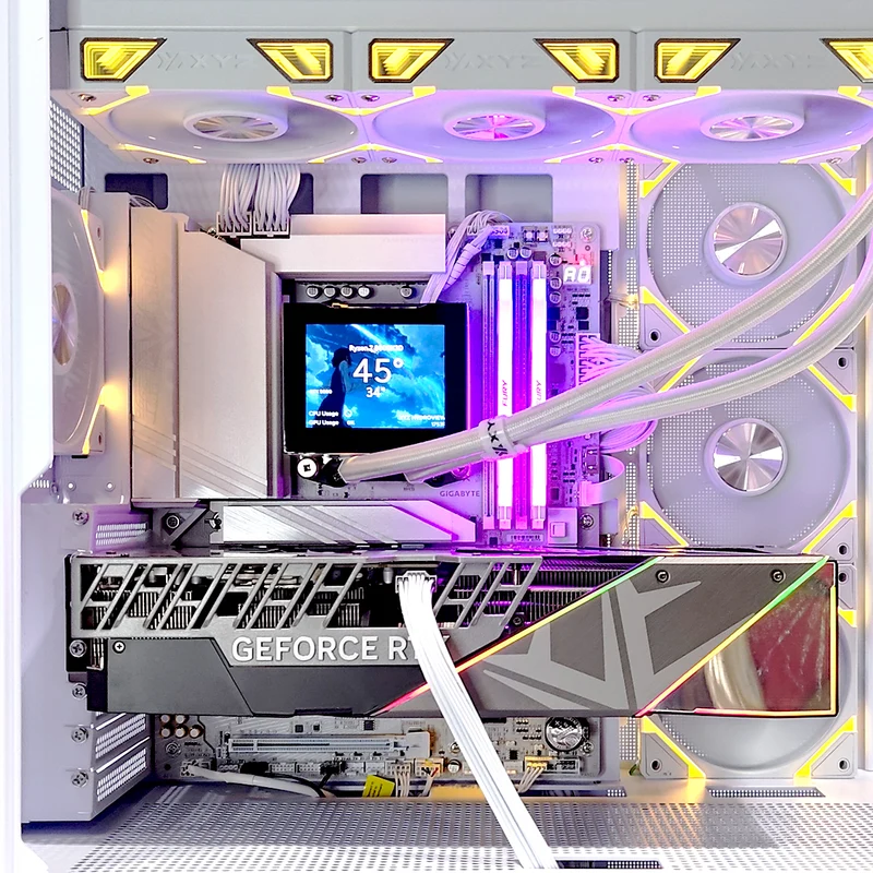 Ultra Quantum White Desktop Gaming PC | AMD Ryzen 7 9800X3D | 32GB RAM | 2TB SSD | RTX 5080 | Windows 11 Pro