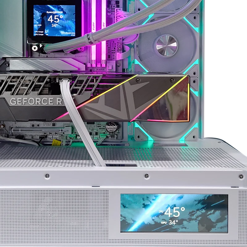 Ultra Quantum White Desktop Gaming PC | AMD Ryzen 7 9800X3D | 32GB RAM | 2TB SSD | RTX 5080 | Windows 11 Pro