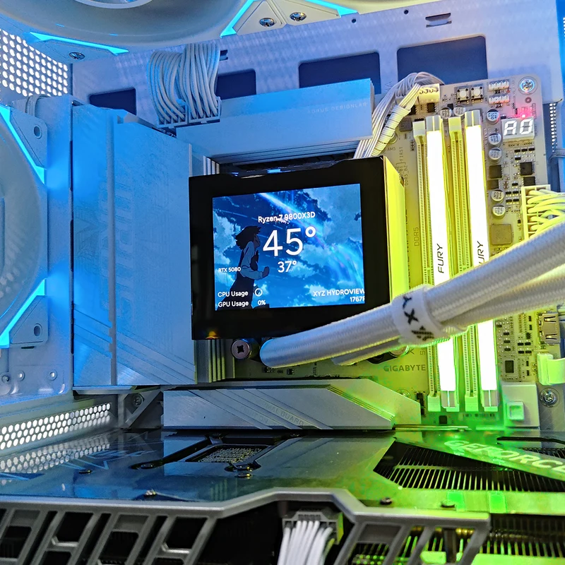 Ultra Quantum White Desktop Gaming PC | AMD Ryzen 7 9800X3D | 32GB RAM | 2TB SSD | RTX 5080 | Windows 11 Pro