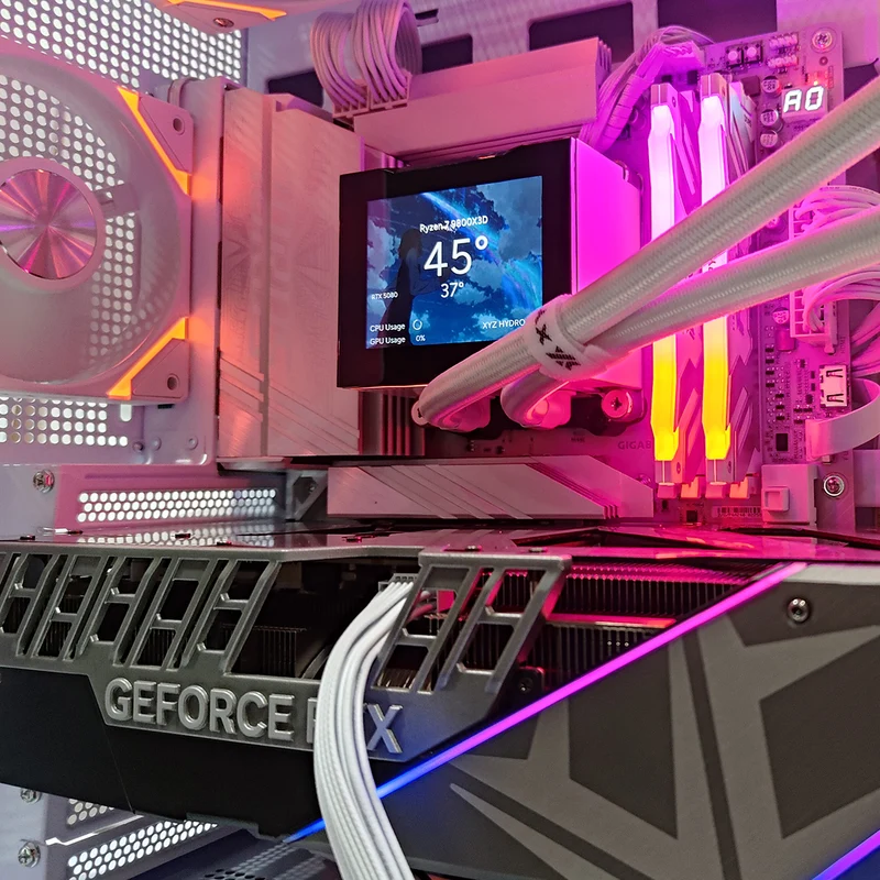 Ultra Quantum White Desktop Gaming PC | AMD Ryzen 7 9800X3D | 32GB RAM | 2TB SSD | RTX 5080 | Windows 11 Pro