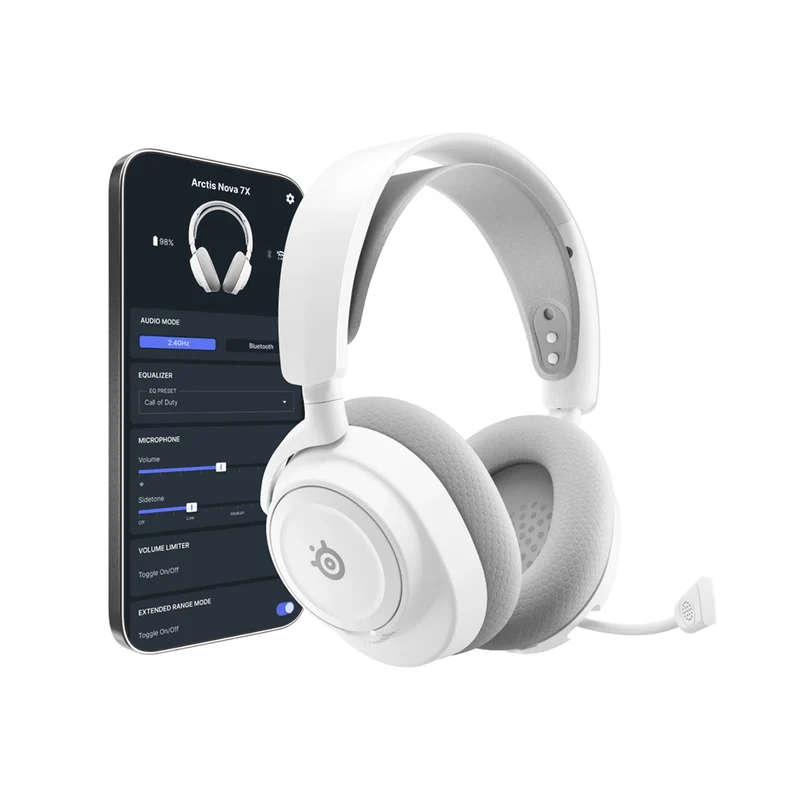 SteelSeries Arctis Nova 7X Gen 2 Wireless Gaming Headset for Xbox (Black, Magenta, White)
