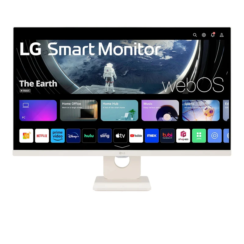 LG 27U511SA-W 27" FHD (1920x1080) 100Hz 5ms GTG IPS Smart Monitor with webOS Tilt Adjustment