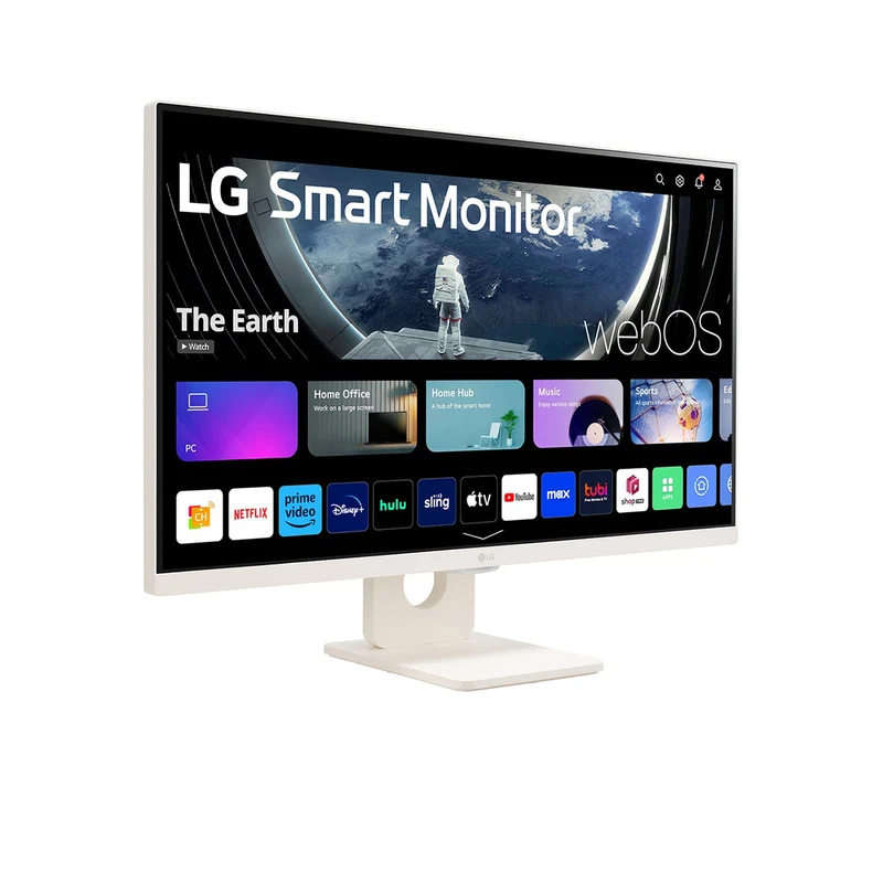 LG 27U511SA-W 27" FHD (1920x1080) 100Hz 5ms GTG IPS Smart Monitor with webOS Tilt Adjustment