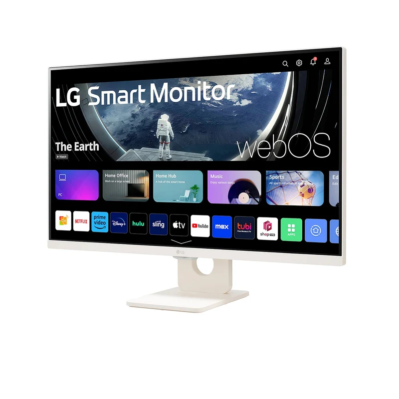 LG 27U511SA-W 27" FHD (1920x1080) 100Hz 5ms GTG IPS Smart Monitor with webOS Tilt Adjustment