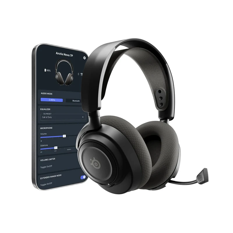 SteelSeries Arctis Nova 7P Gen 2 Wireless Gaming Headset for Playstation (White, Magenta, Black)