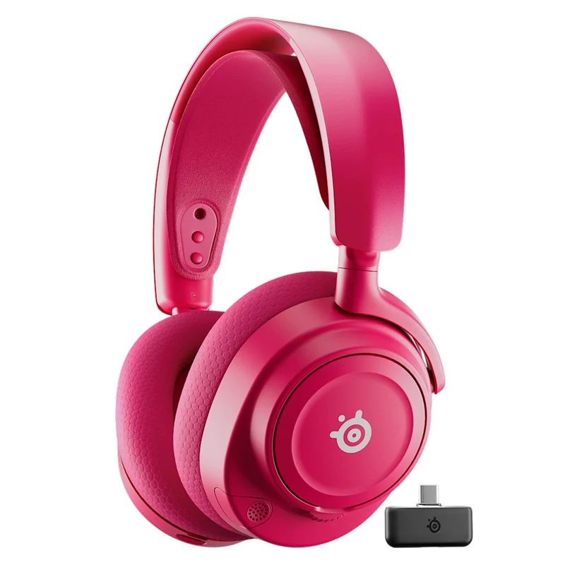 SteelSeries Arctis Nova 7P Gen 2 Wireless Gaming Headset for Playstation (White, Magenta, Black)