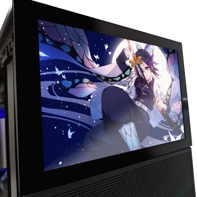 Optima D41 with DS8 Display Black Desktop Gaming PC | AMD Ryzen 7 7800X3D | 32GB RAM | 1TB SSD | RX 9070 XT | Windows 11 Pro