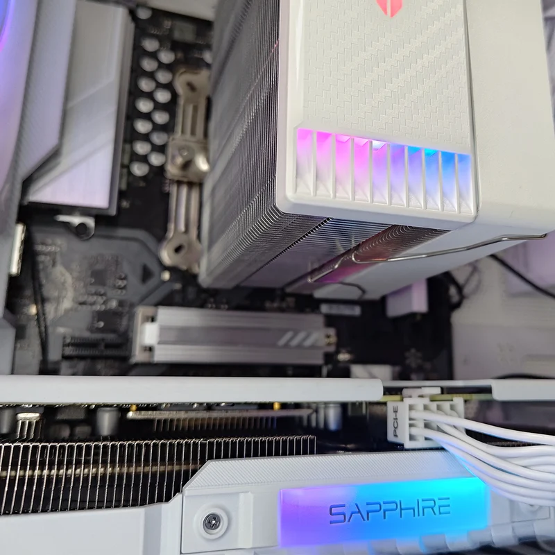 Sigma C6 Max White Desktop Gaming PC | AMD Ryzen 5 8400F | 16GB RAM | 1TB SSD | RX 9060 XT | Windows 11 Pro