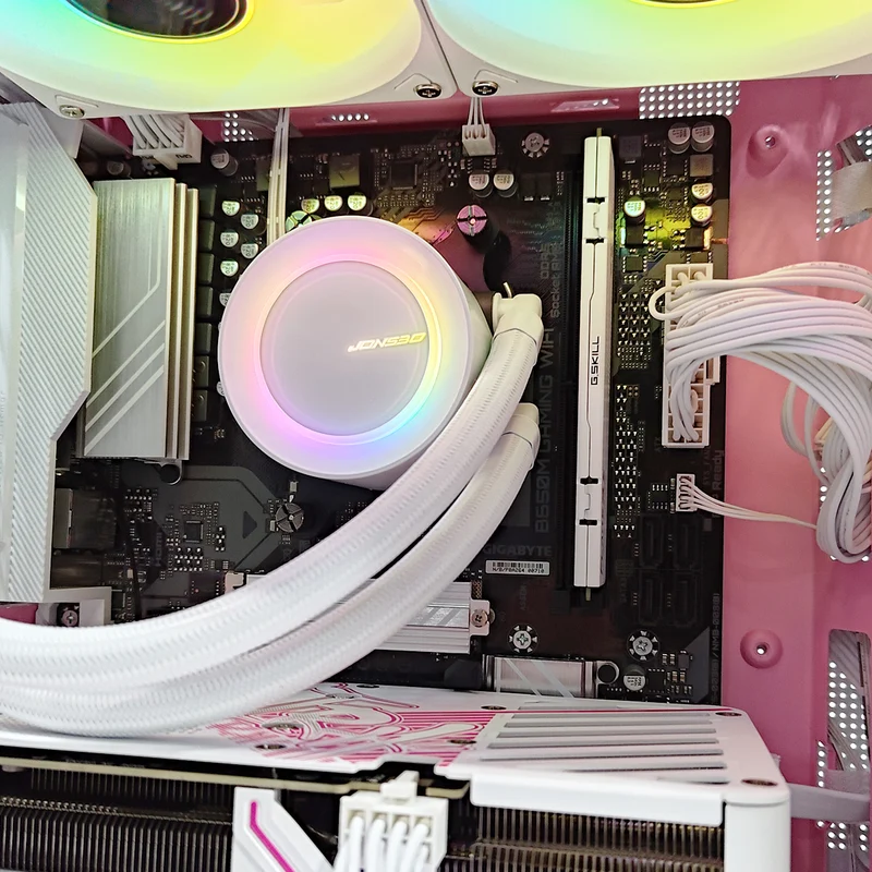Sigma Z20 Pink/White Desktop Gaming PC | AMD Ryzen 5 7500F | 16GB RAM | 1TB SSD | RTX 5060 Ti OC | Windows 11 Pro