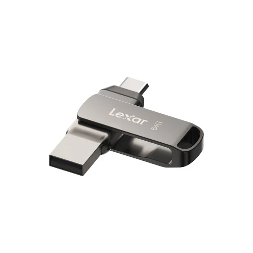 Lexar JumpDrive Dual Drive D400 USB 3.2 Gen 1 Type-C & Type-A 100MB/s Read Flash Drive (32GB, 64GB)