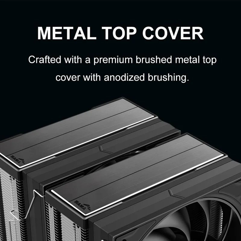 Sama A60E Dual Tower CPU Air Cooler (Silver) (A60-XXWNNXOX-G)