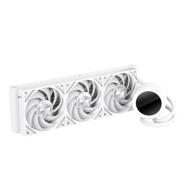 Sama Q70 360mm AIO CPU Cooler with Detachable 2.8" LCD Screen (Black, White)