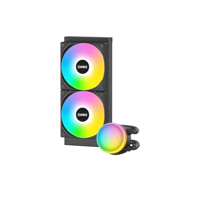 Sama L40 240mm ARGB AIO CPU Cooler (Black, White)