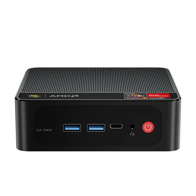 Beelink SER5 Pro AMD Ryzen 7 5700U 32GB RAM 1TB SSD Windows 11 Pro Mini PC (Obsidian Black)