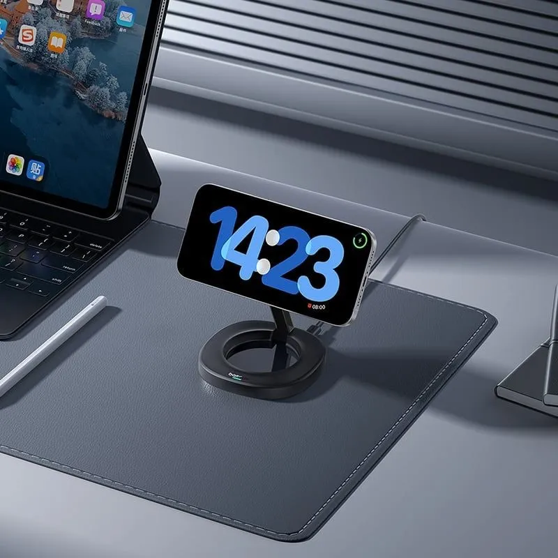 Baseus EnerFill FF11 Foldable Wireless Charger 15W includes USB-C to USB-C Data Cable 1M (Cosmic Black) (E0205200)