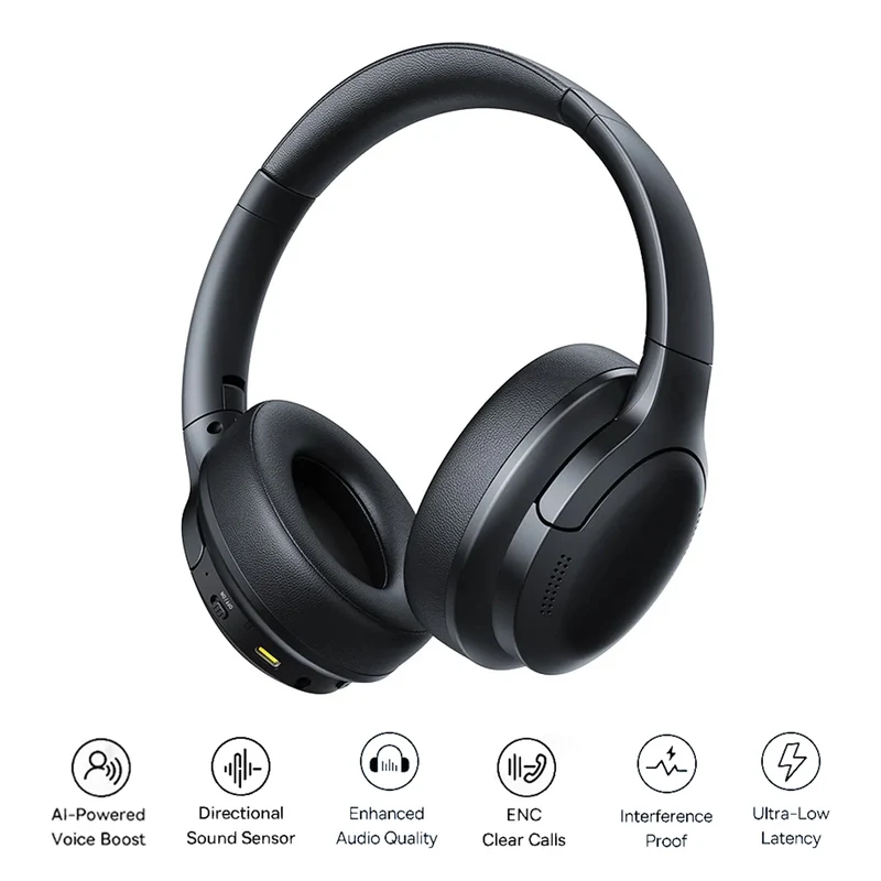 Baseus Bass BH1 Lite Wireless Headphone (Cosmic Black, Starlight Off-White)