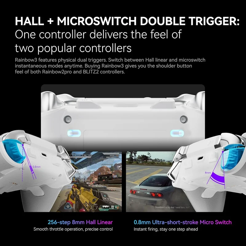 Bigbig Won Rainbow 3 Wireless Gaming Controller for Win 10&11 / Switch / Switch 2 / Android / iOS