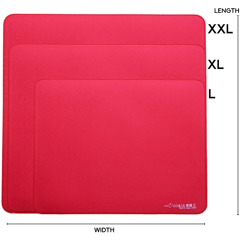 Artisan Ninja FX Hayate-Otsu V2 Gaming Mousepad - Wine Red (XSOFT, SOFT, MID) (L, XL, XXL)