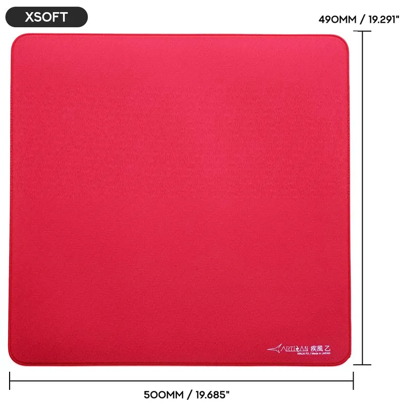 Artisan Ninja FX Hayate-Otsu V2 Gaming Mousepad - Wine Red (XSOFT, SOFT, MID) (L, XL, XXL)