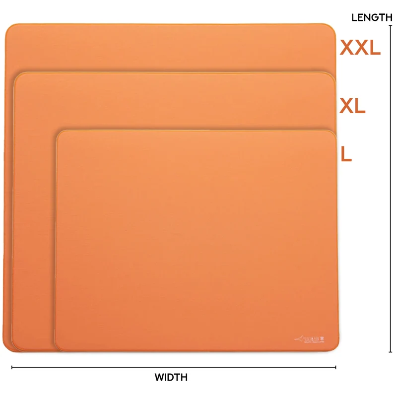 Artisan Ninja FX Zero Gaming Mousepad - Daidai Orange (XSOFT, SOFT, MID) (L, XL, XXL)
