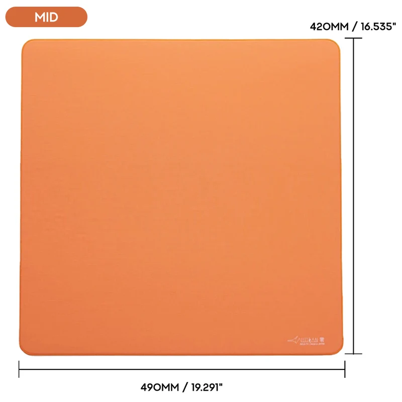 Artisan Ninja FX Zero Gaming Mousepad - Daidai Orange (XSOFT, SOFT, MID) (L, XL, XXL)